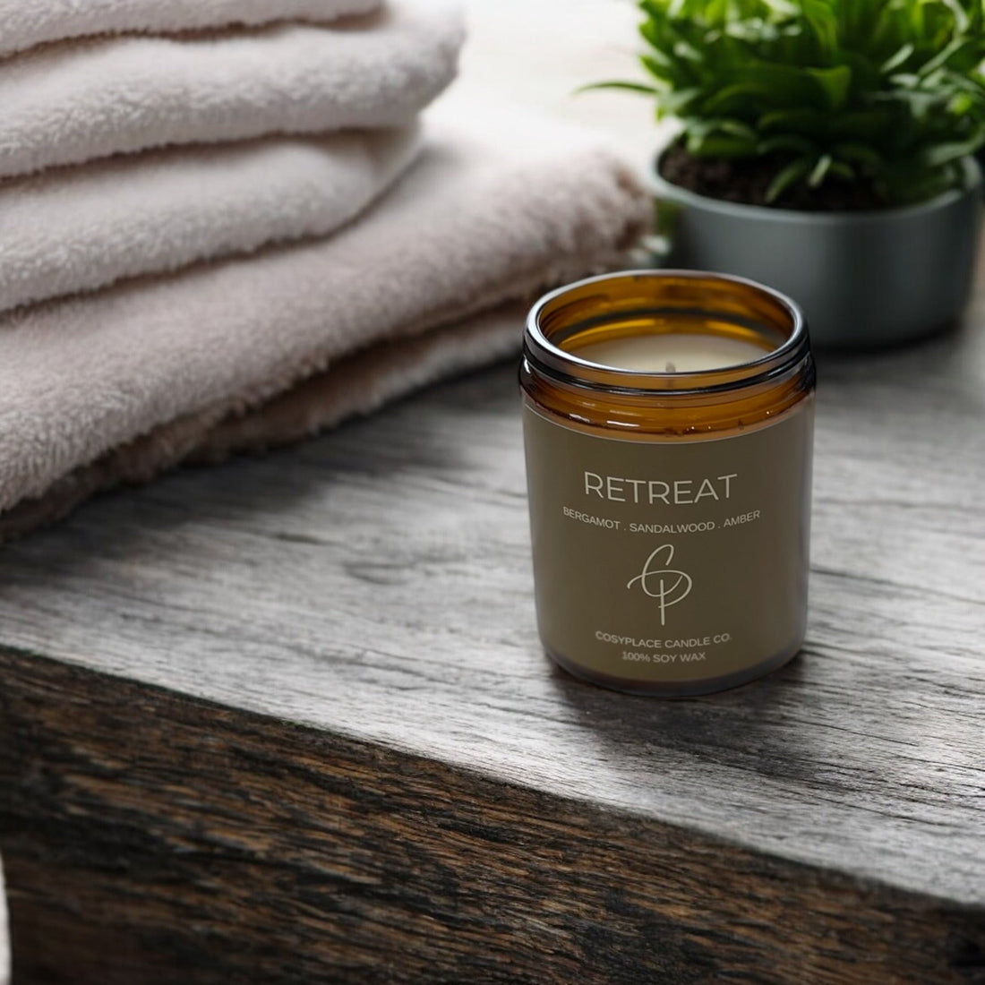 Creating a cosy minimalist home with candles