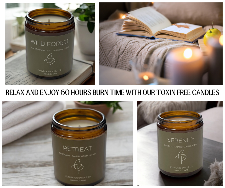 DAMSON SUNSET - Patchouli, Plum & Cassis Phthalate Free Soy Candle