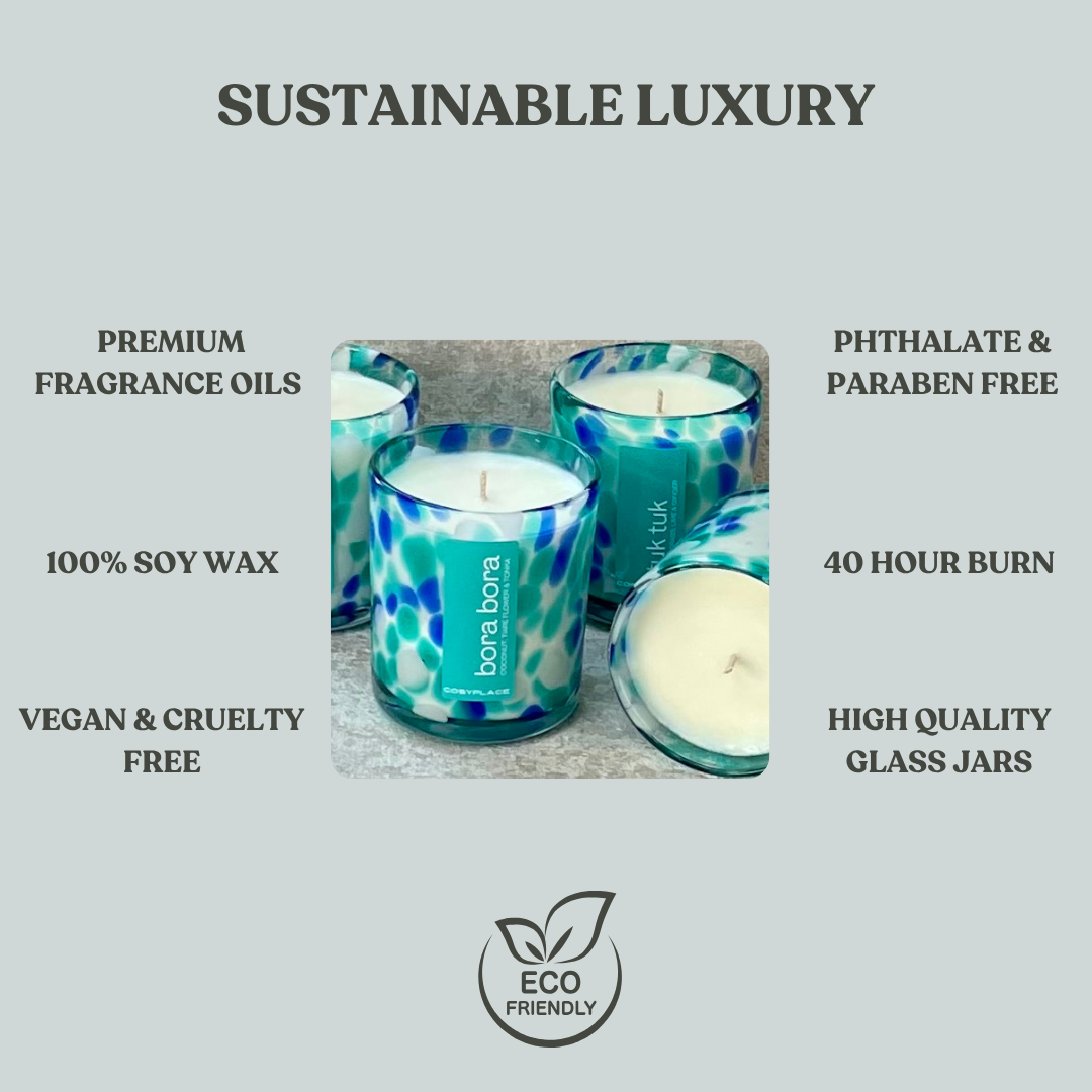 BORA BORA - Travel Inspired Beach Phthalate Free Soy Candle