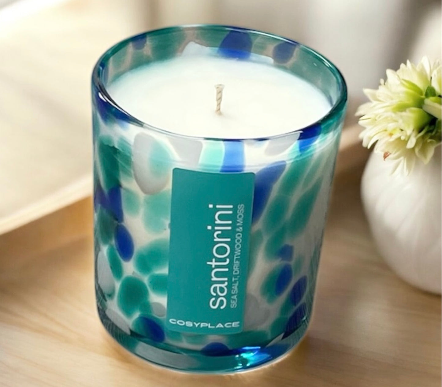 SANTORINI - Travel Inspired Sea Breeze Phthalate Free Soy Candle