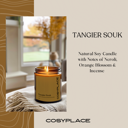 Neroli, Orange Blossom & Incense Scented Soy Wax Candle -Phthalate Free Candle